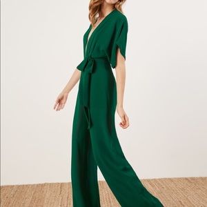Reformation lemongrass jumpsuit